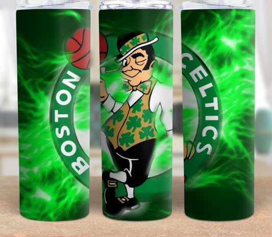 Vaso de 20 oz de Boston Celtics, vaso de baloncesto