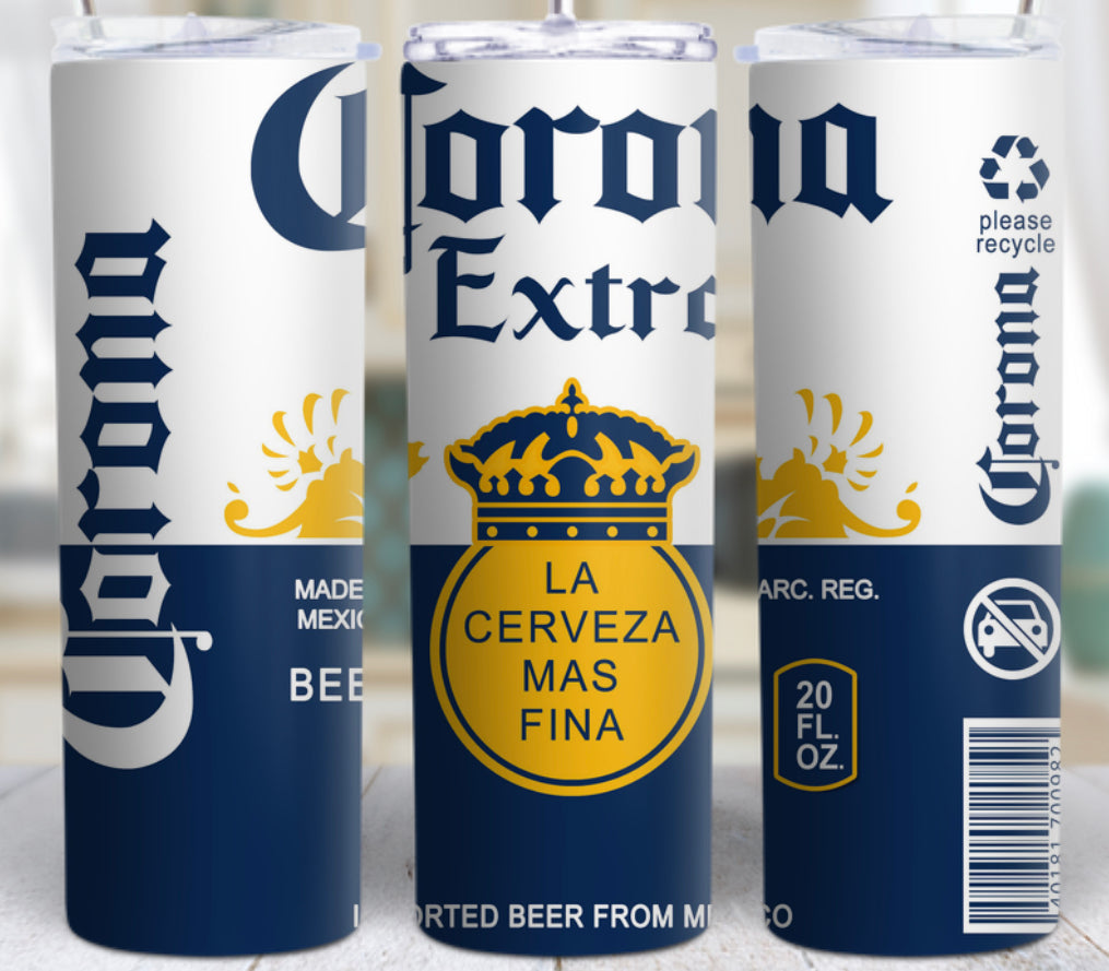 Corona 20 oz Skinny Tumbler